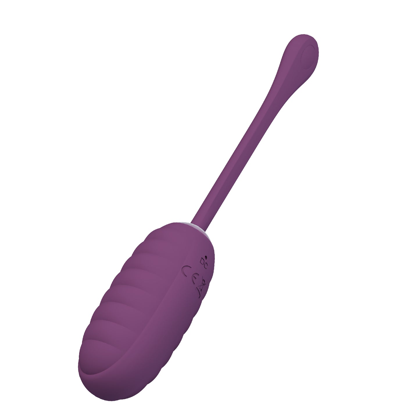 Pretty Love Super Soft Silicone Kirk Vibrating Egg Purple (App)