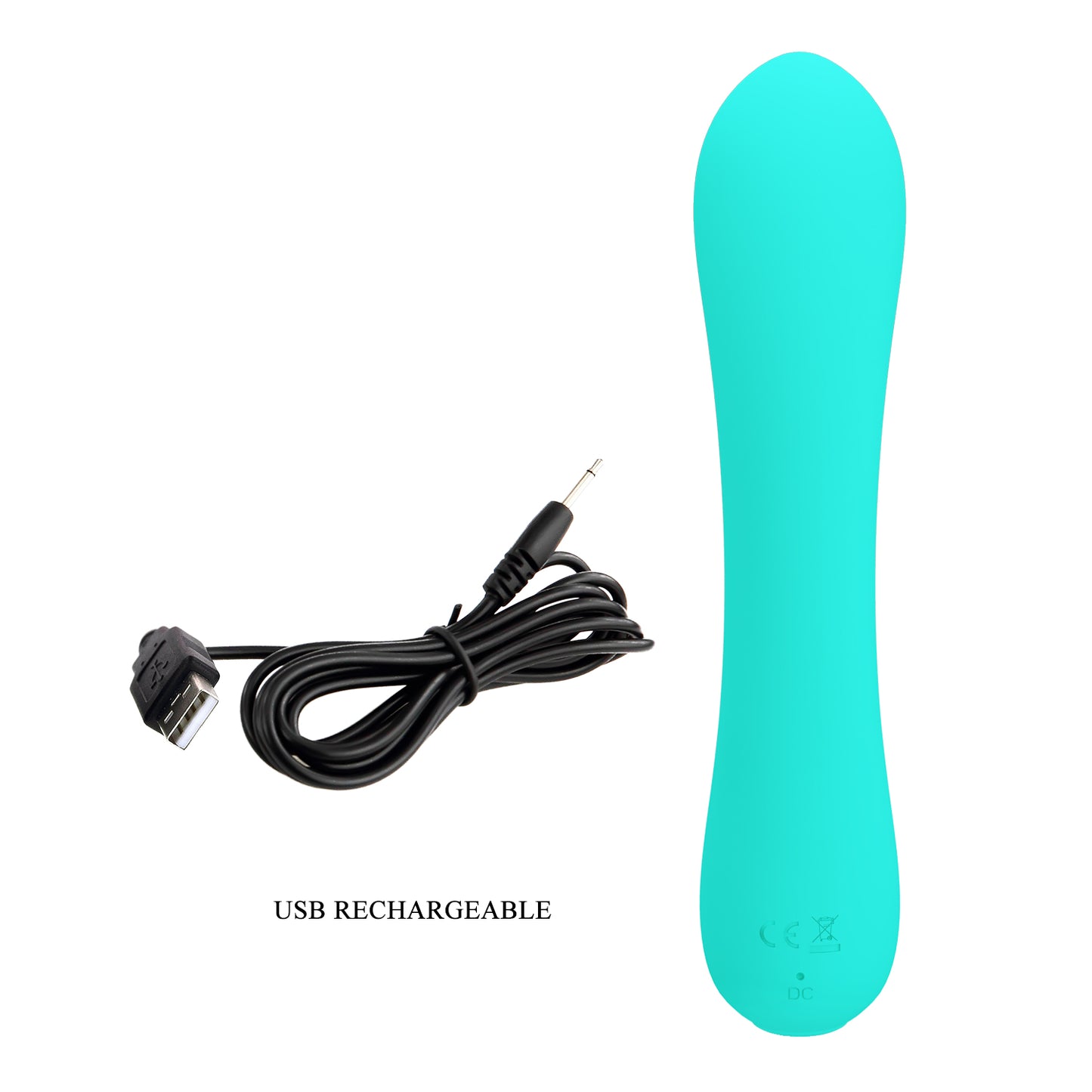 Pretty Love Super Soft Silicone Prescott Vibrator Green