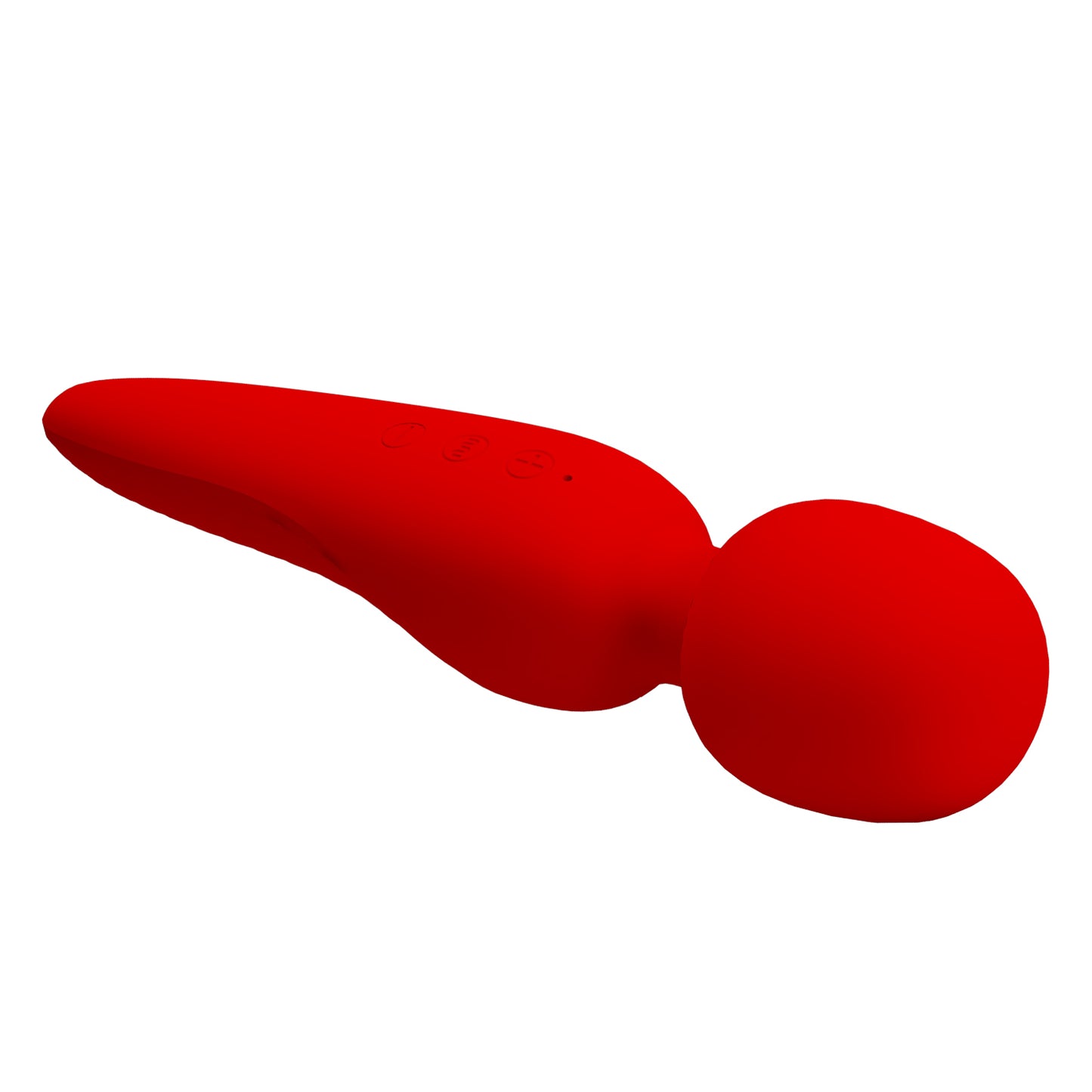 Pretty Love Super Soft Silicone Meredith Wand Massager Red