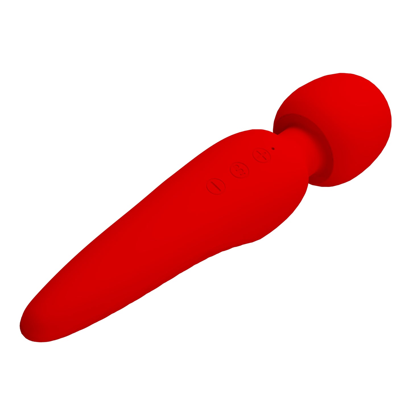 Pretty Love Super Soft Silicone Meredith Wand Massager Red