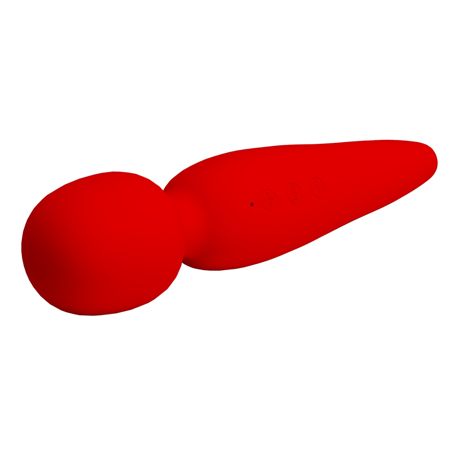 Pretty Love Super Soft Silicone Meredith Wand Massager Red