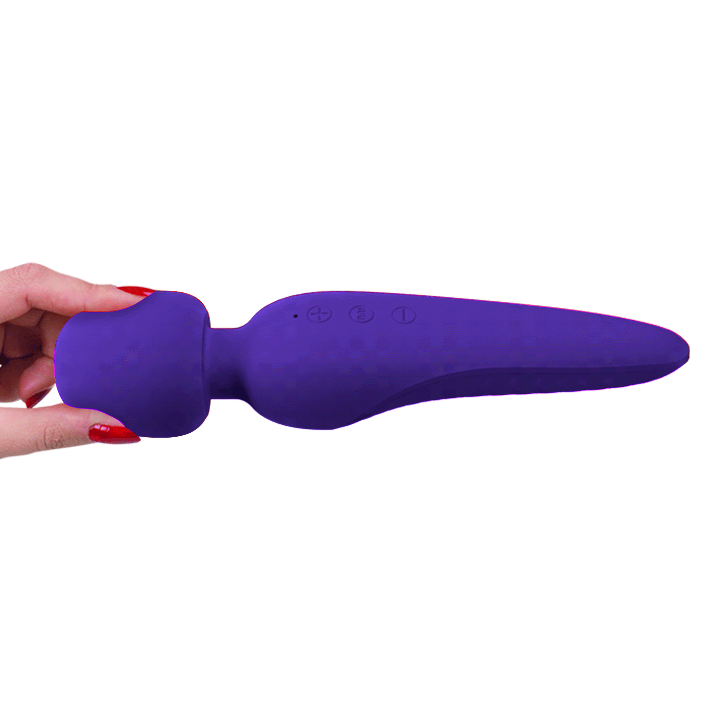 Pretty Love Super Soft Silicone Meredith Wand Massager Purple