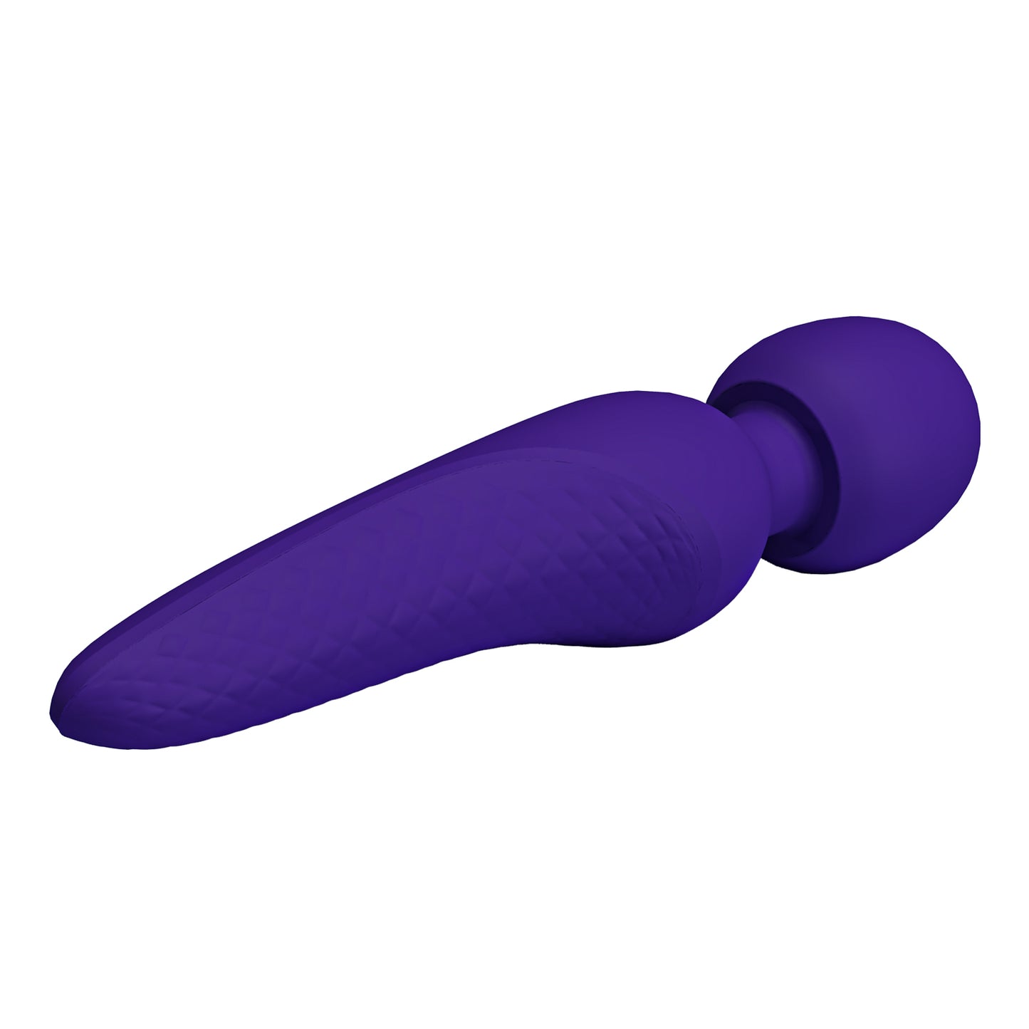 Pretty Love Super Soft Silicone Meredith Wand Massager Purple