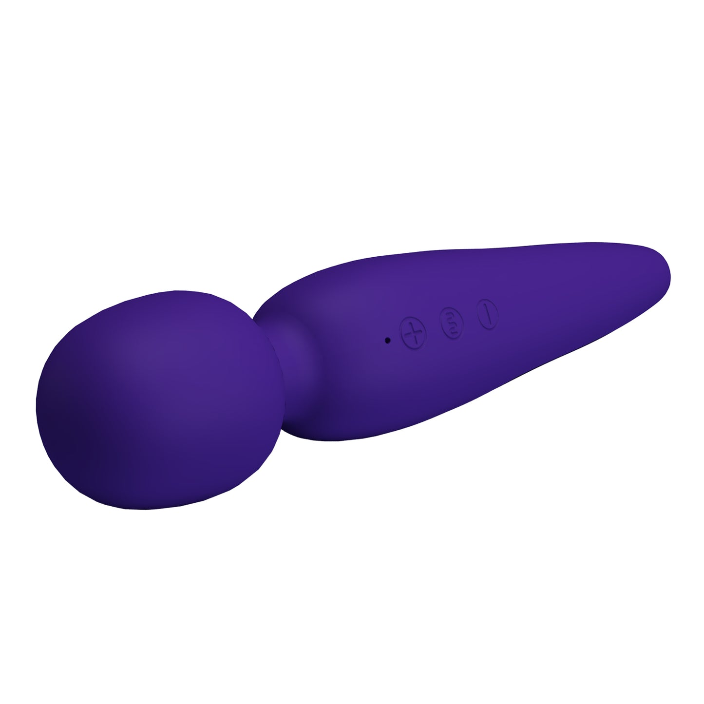 Pretty Love Super Soft Silicone Meredith Wand Massager Purple