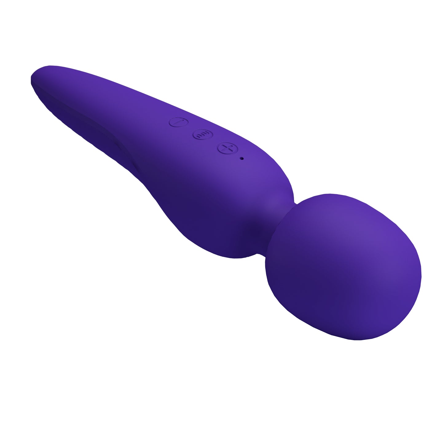 Pretty Love Super Soft Silicone Meredith Wand Massager Purple