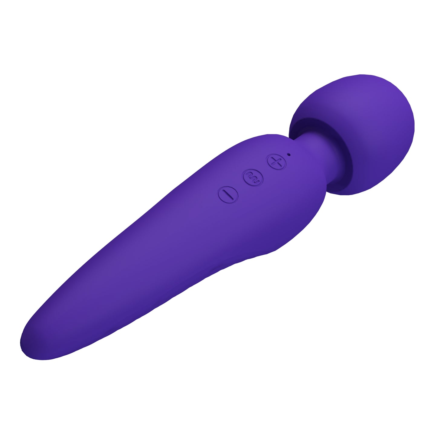 Pretty Love Super Soft Silicone Meredith Wand Massager Purple