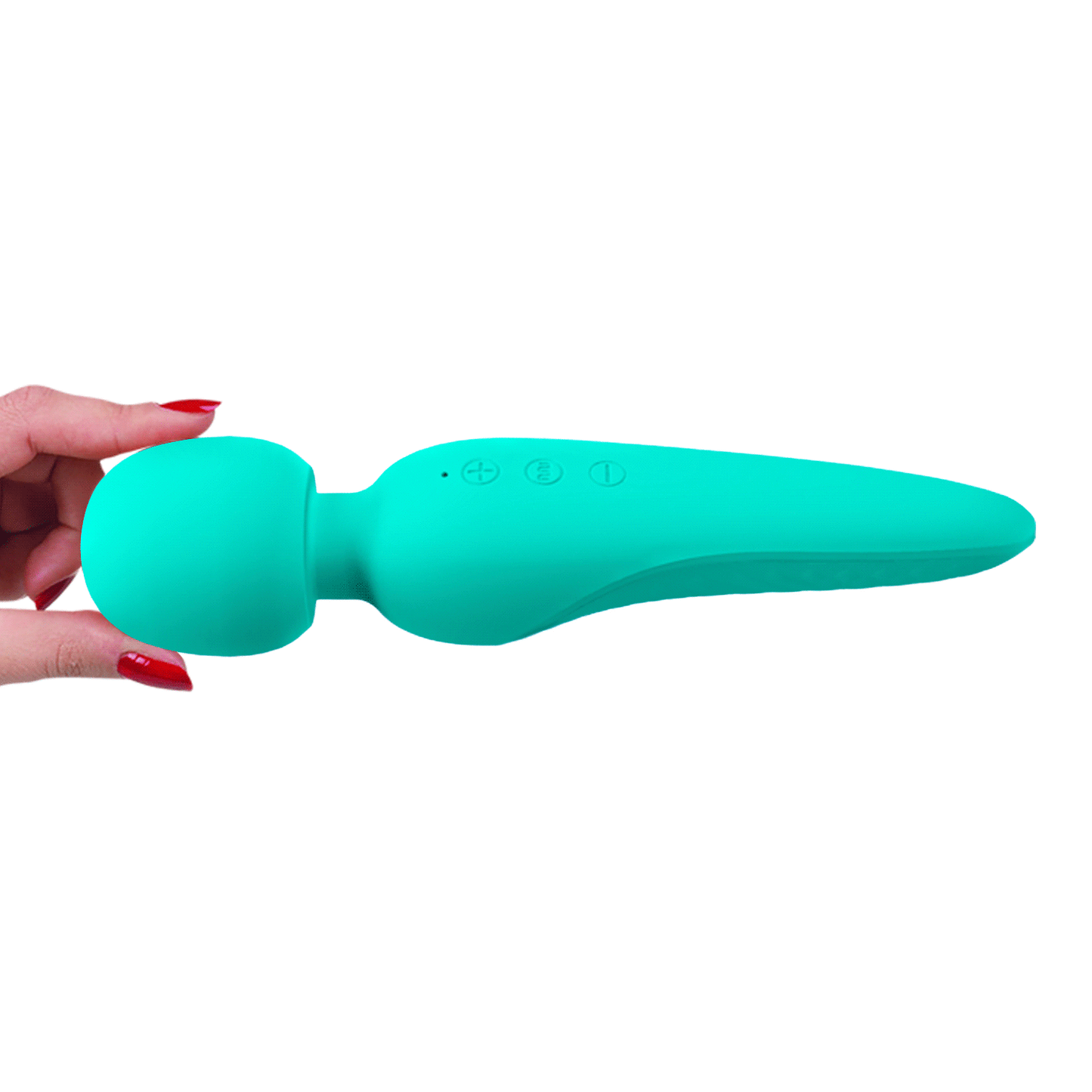 Pretty Love Super Soft Silicone Meredith Wand Massager Green
