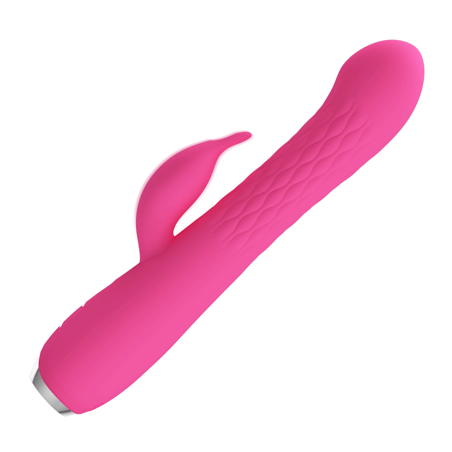 Party Up Eric Rabbit Vibrator with Rotating Bead Shaft Pink