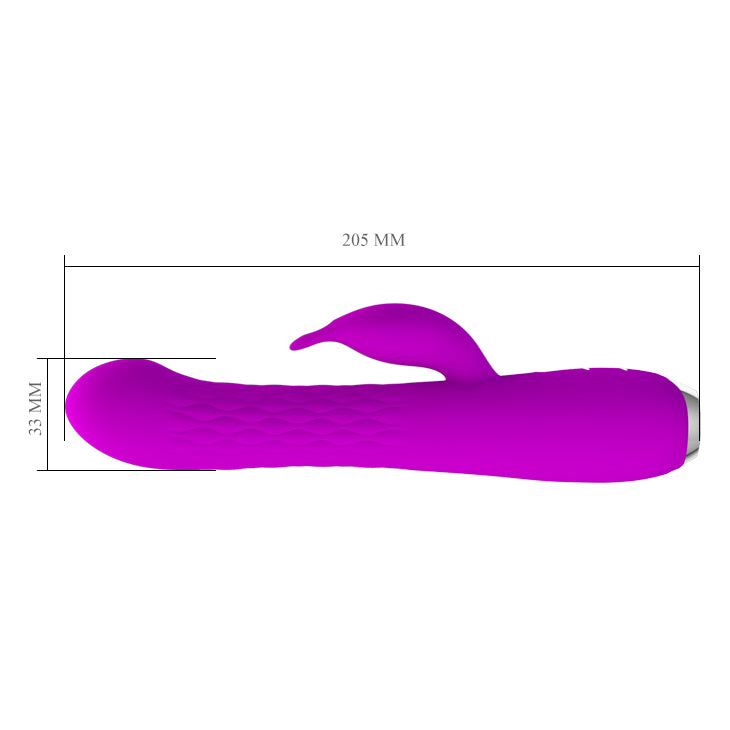Pretty Love Molly Rotating Rabbit Vibrator Purple