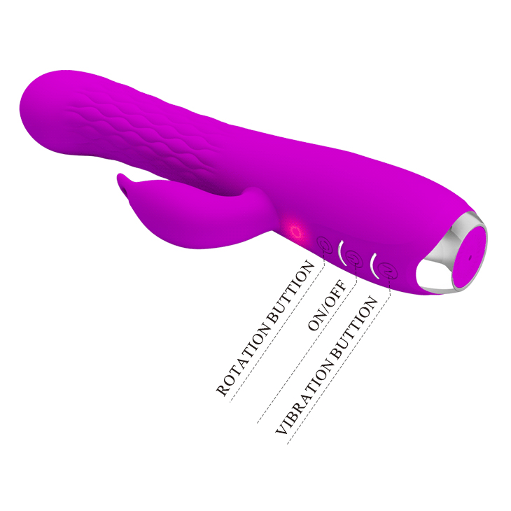 Pretty Love Molly Rotating Rabbit Vibrator Purple