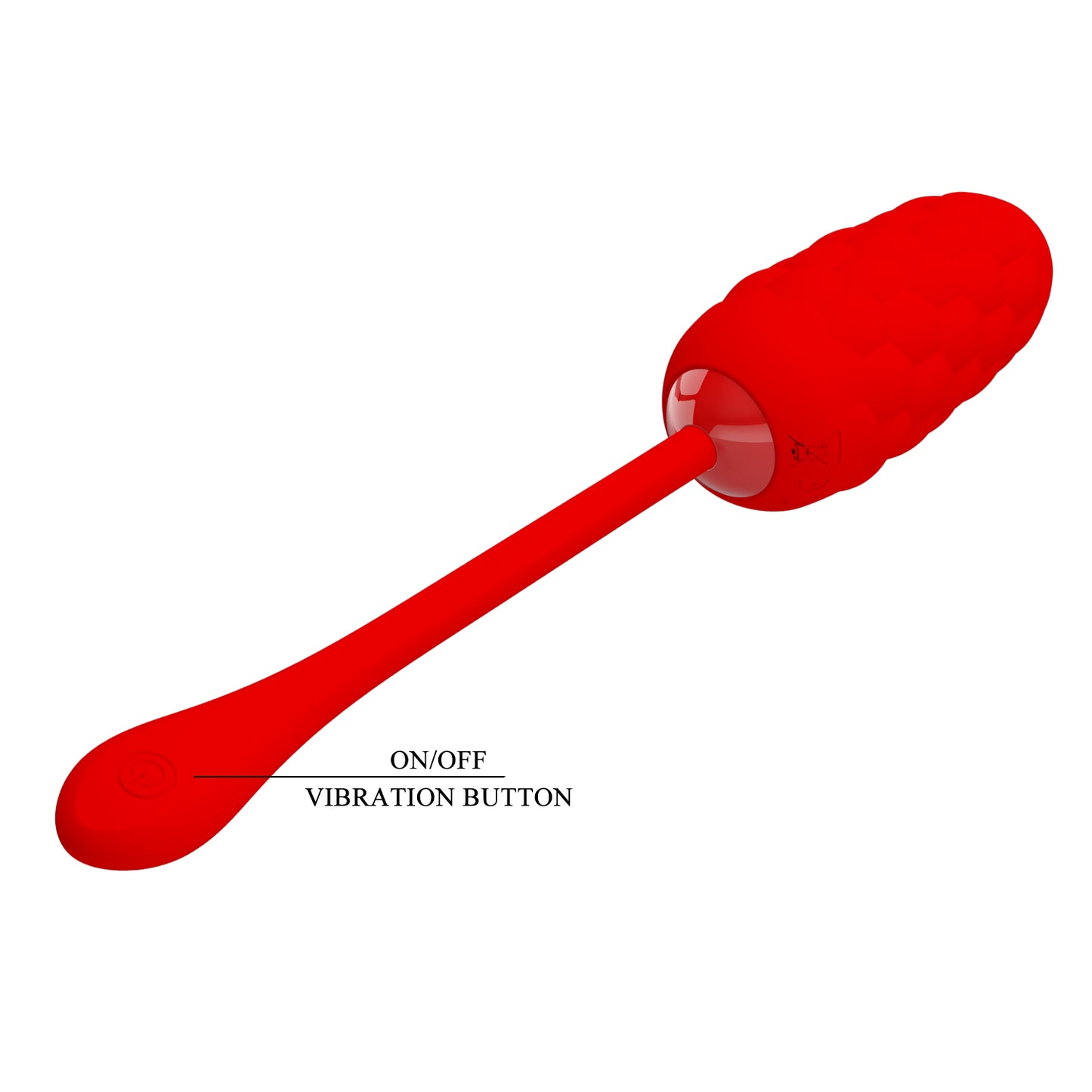 Pretty Love Super Soft Silicone Marina Vibrating Egg Red
