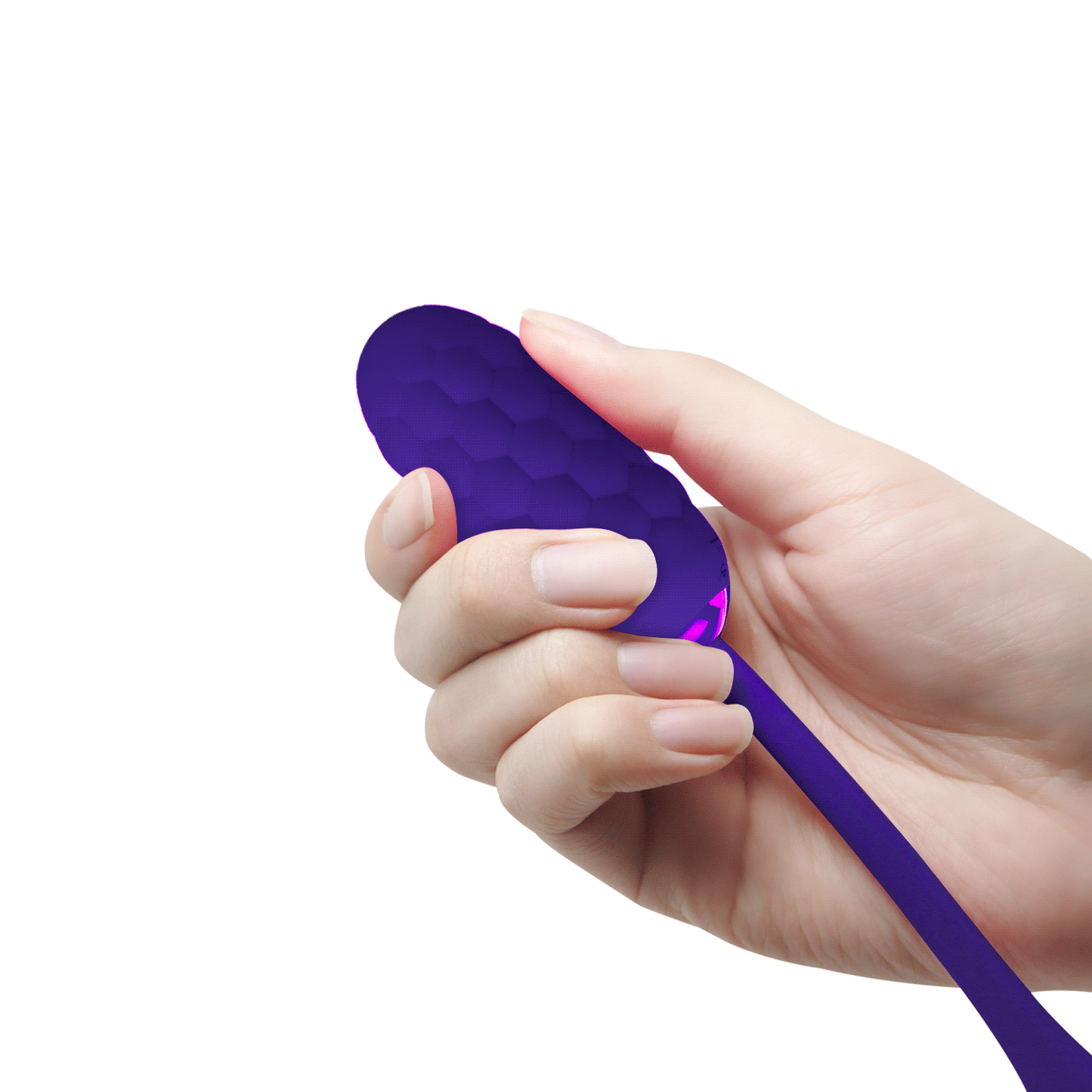 Pretty Love Super Soft Silicone Marina Vibrating Egg Purple