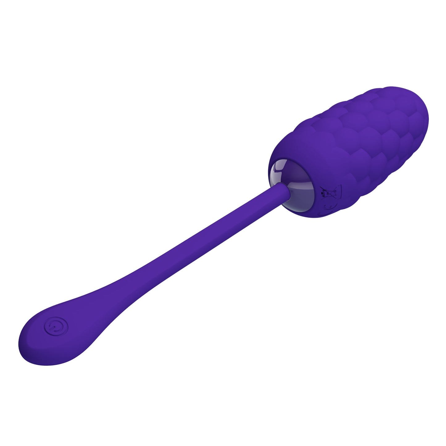 Pretty Love Super Soft Silicone Marina Vibrating Egg Purple