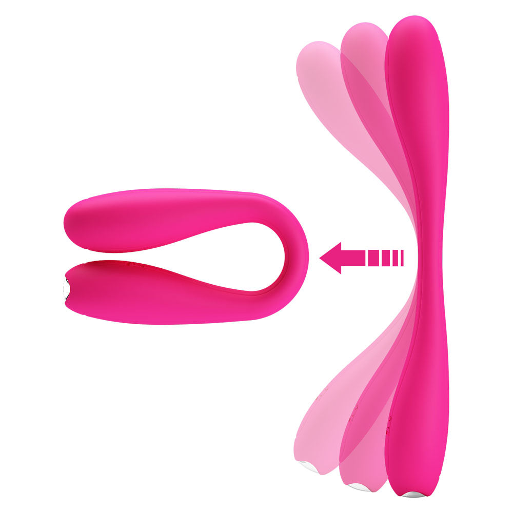 Party Up Frank Bendable Vibrator Pink