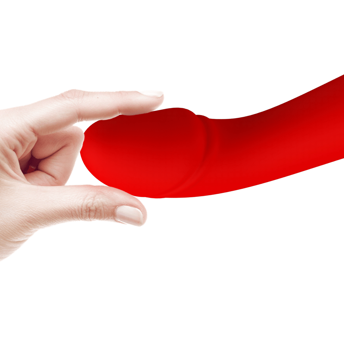 Pretty Love Super Soft Silicone Cetus G-Spot Vibrator Red