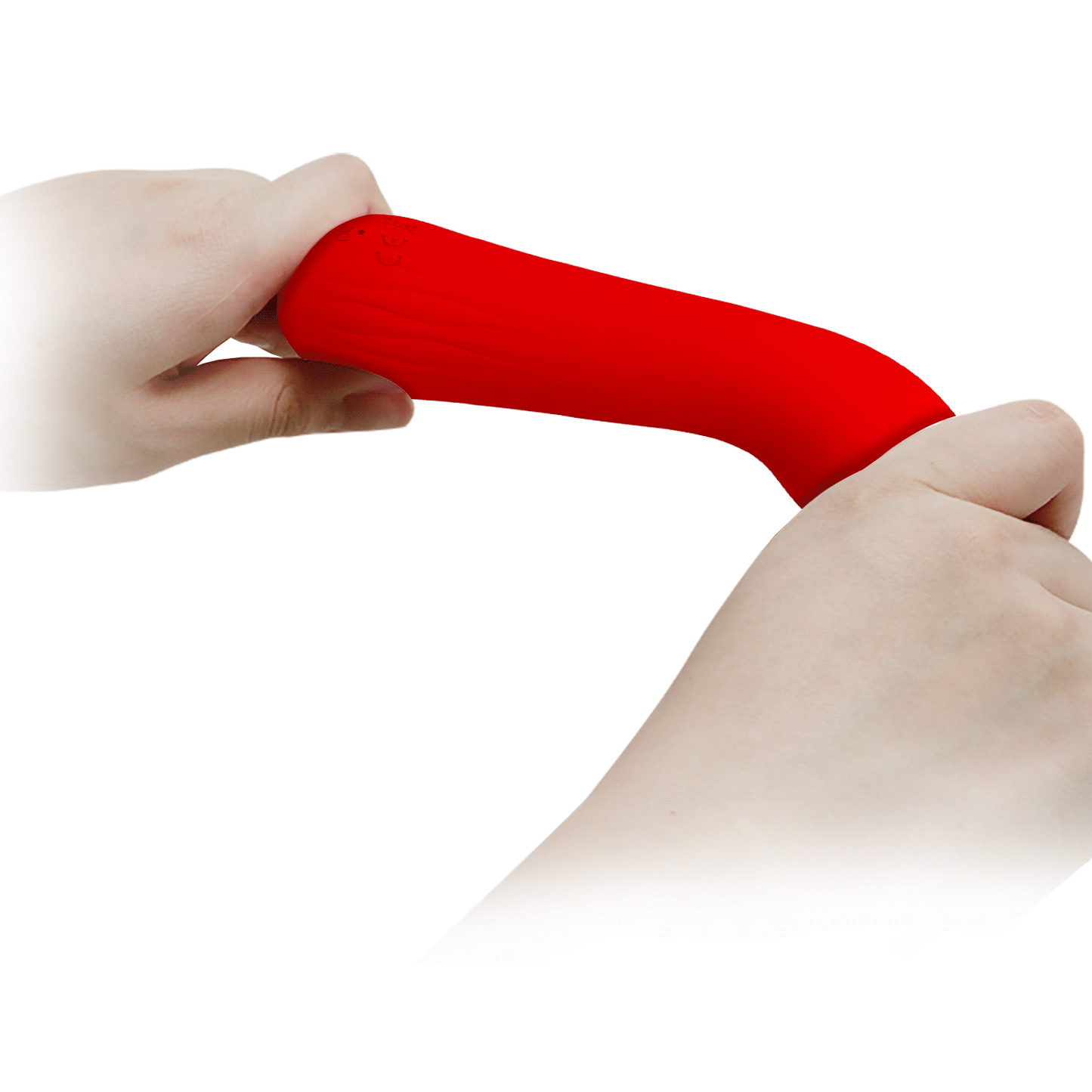 Pretty Love Faun Super Soft Silicone Flexible G-Spot Vibrator Red