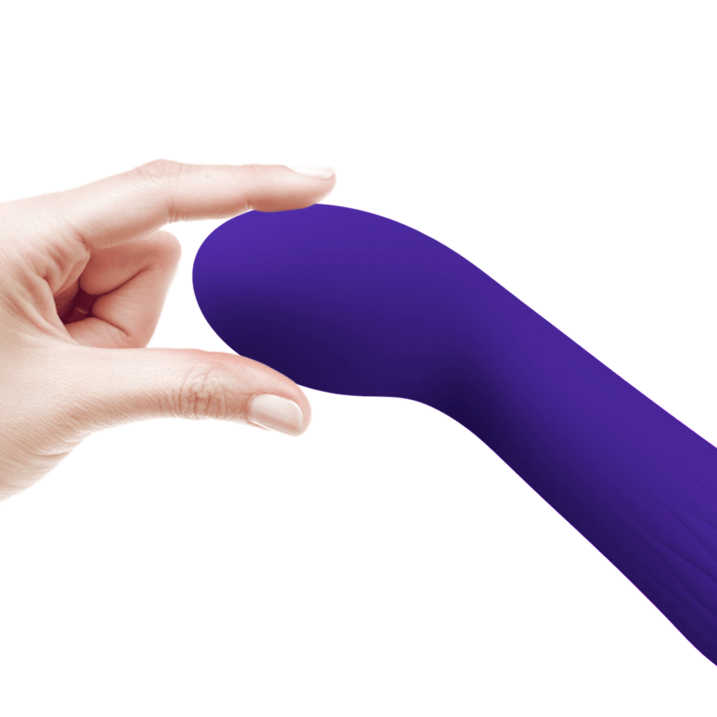 Pretty Love Faun Super Soft Silicone Flexible G-Spot Vibrator Purple