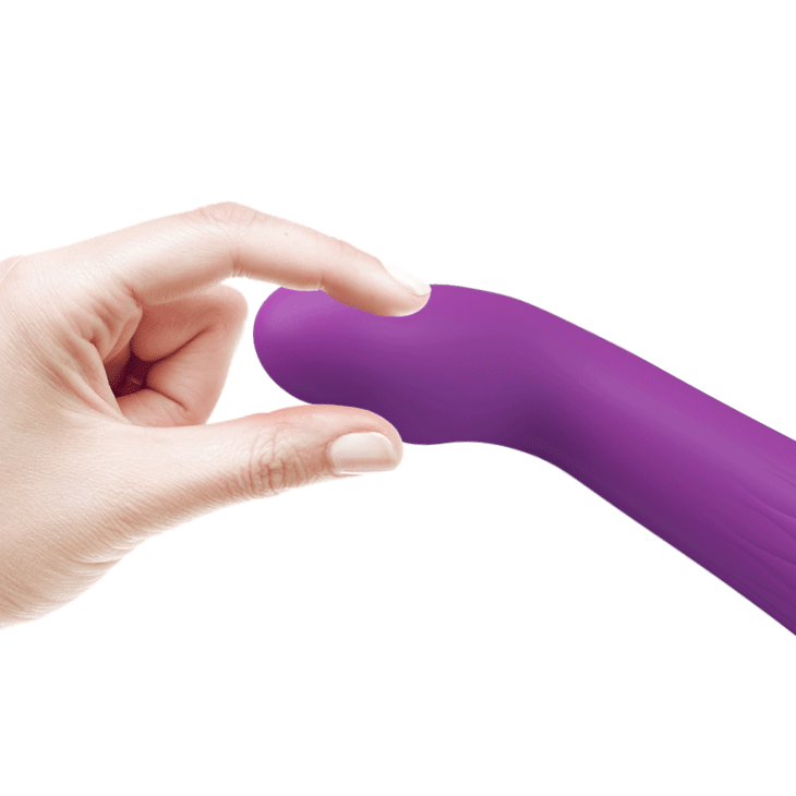 Pretty Love Faun Super Soft Silicone Flexible G-Spot Vibrator Purple