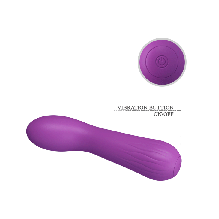 Pretty Love Faun Super Soft Silicone Flexible G-Spot Vibrator Purple
