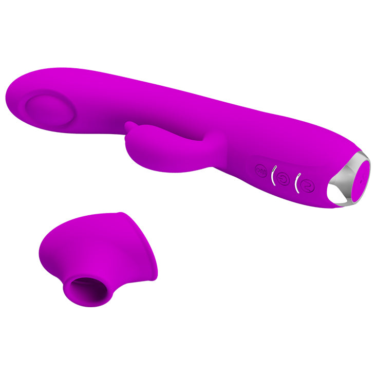 Pretty Love Regina Pulse Wave Rabbit Vibrator Purple