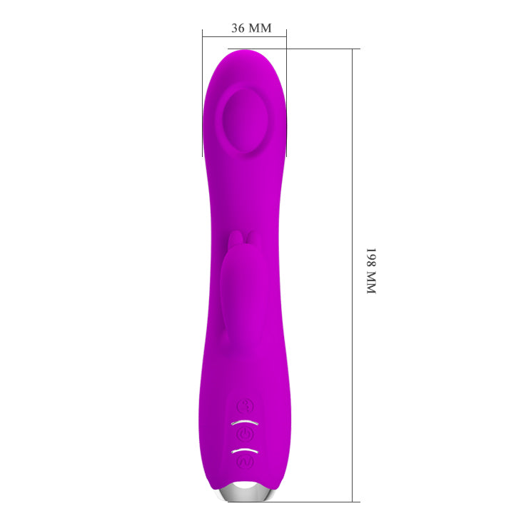 Pretty Love Regina Pulse Wave Rabbit Vibrator Purple