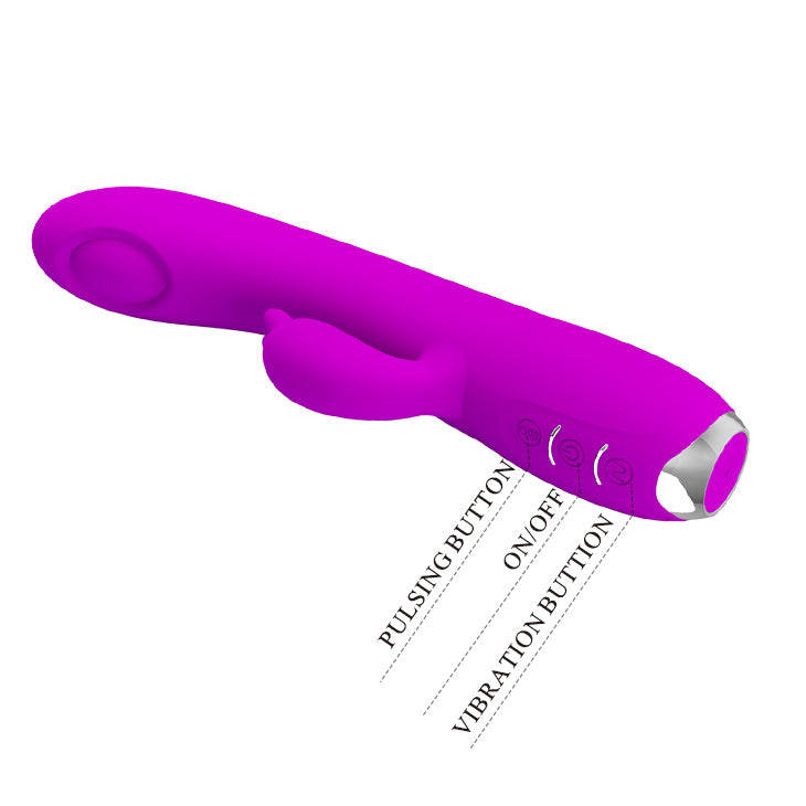 Pretty Love Regina Pulse Wave Rabbit Vibrator Purple