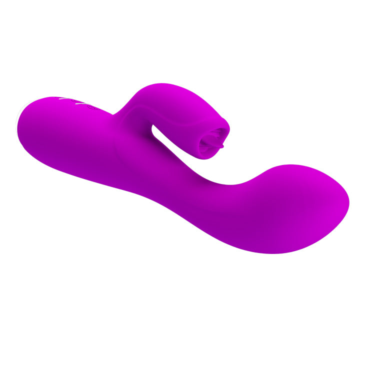 Pretty Love Gloria Rabbit Flickering Vibrator Purple