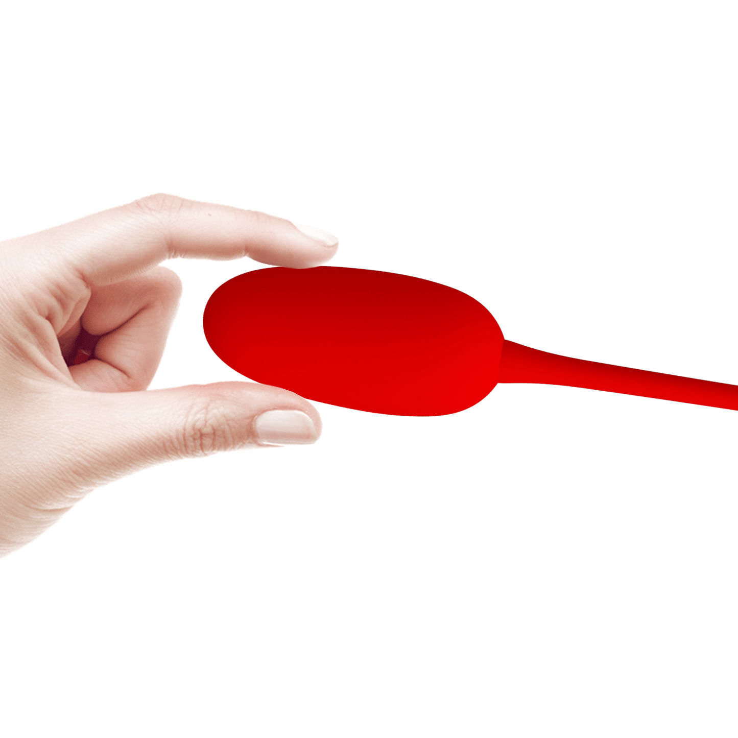 Pretty Love Super Soft Silicone Knucker Egg Vibrator Red