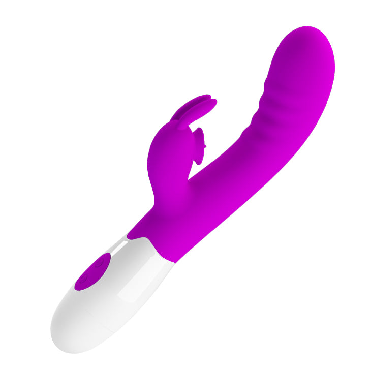 Pretty Love Cerberus Licking Rabbit Vibrator Purple