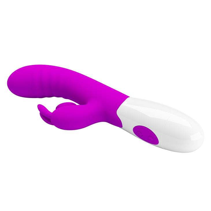 Pretty Love Cerberus Licking Rabbit Vibrator Purple