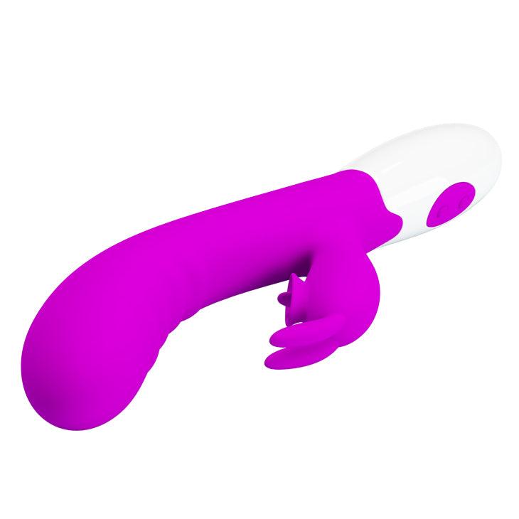 Pretty Love Cerberus Licking Rabbit Vibrator Purple
