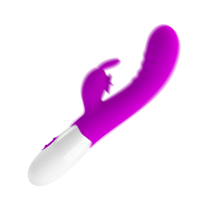 Pretty Love Cerberus Licking Rabbit Vibrator Purple