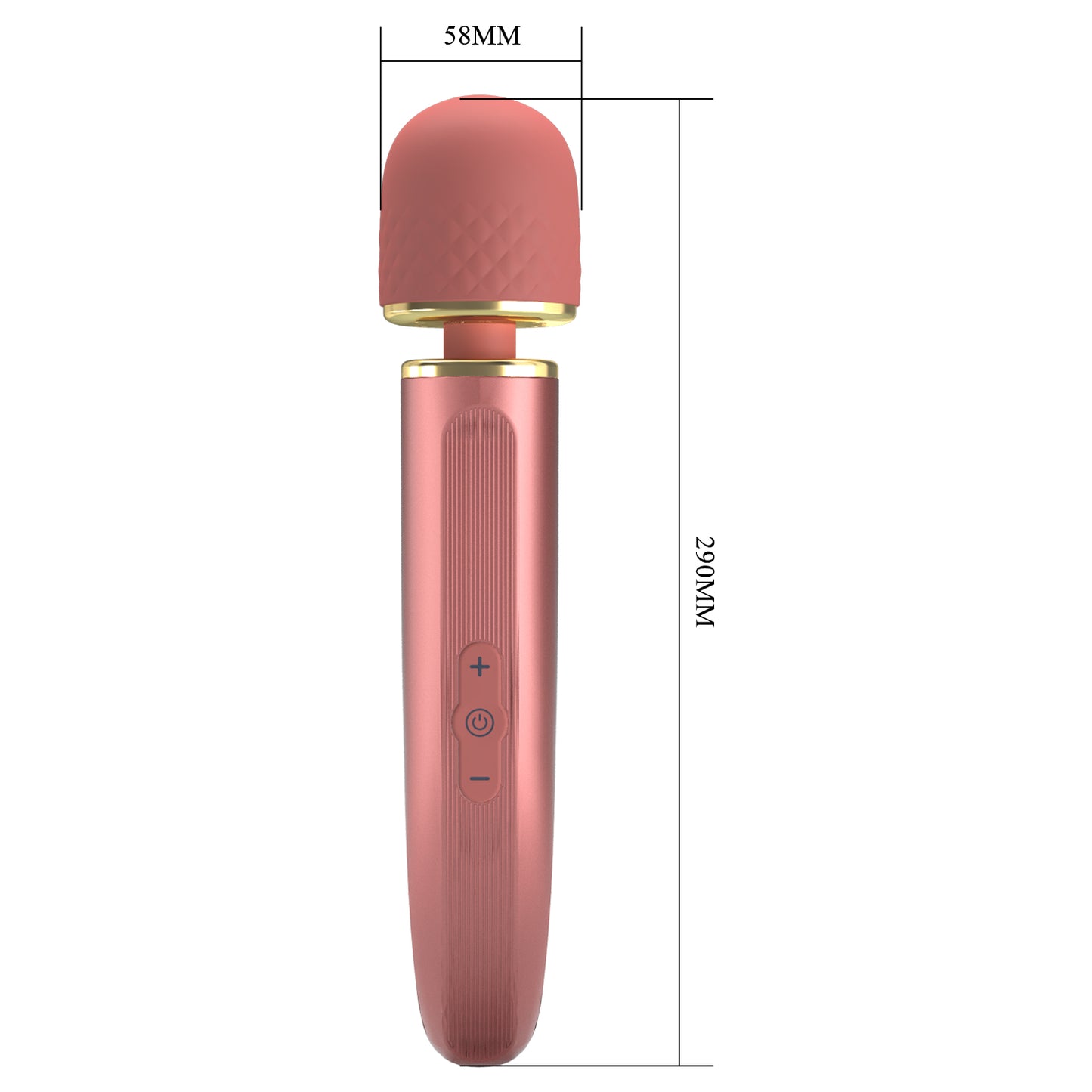 Pretty Love Charming Massager 11.4" Vibrator Massage Wand Red
