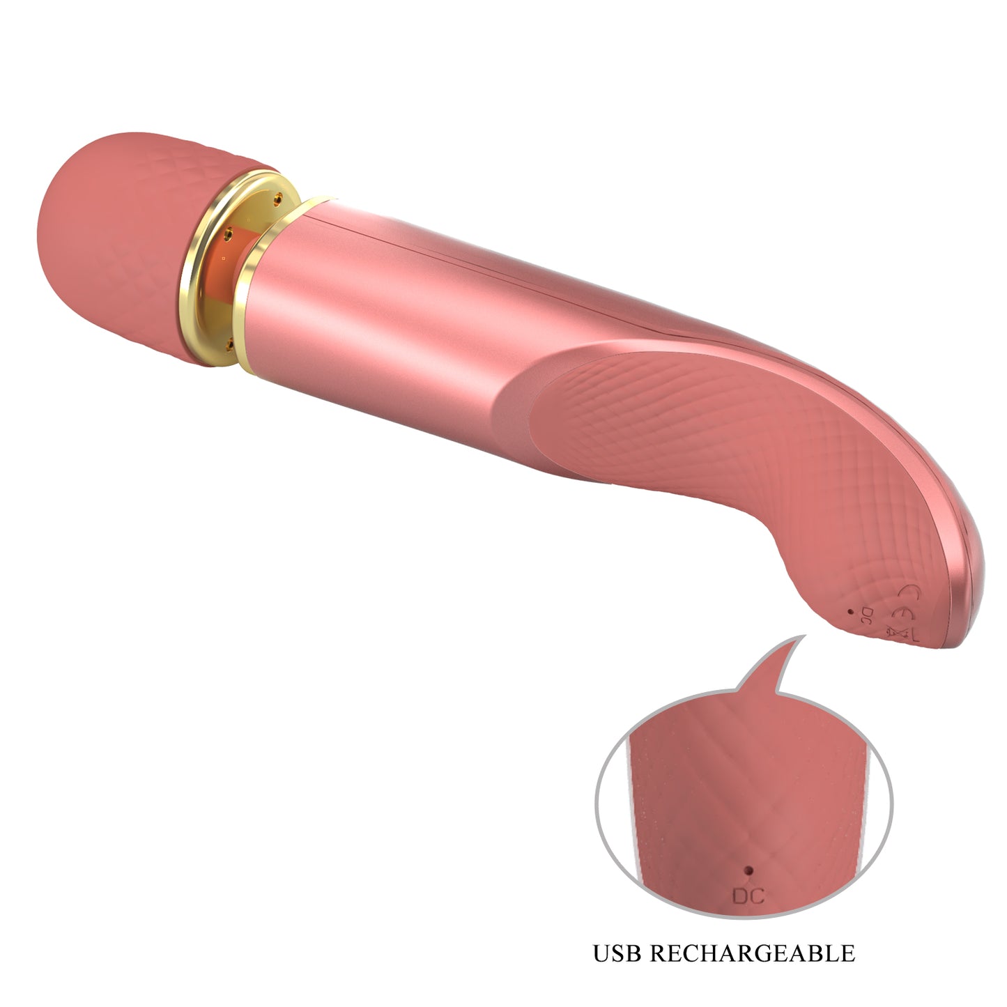 Pretty Love Charming Massager 11.4" Vibrator Massage Wand Red