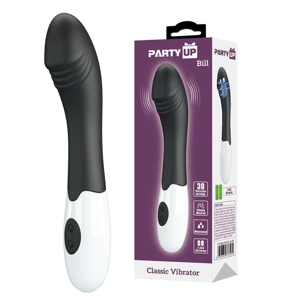 Party Up Bill Classic Vibrator Black