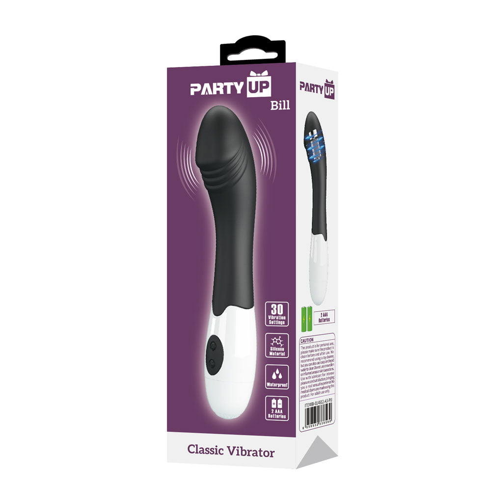 Party Up Bill Classic Vibrator Black