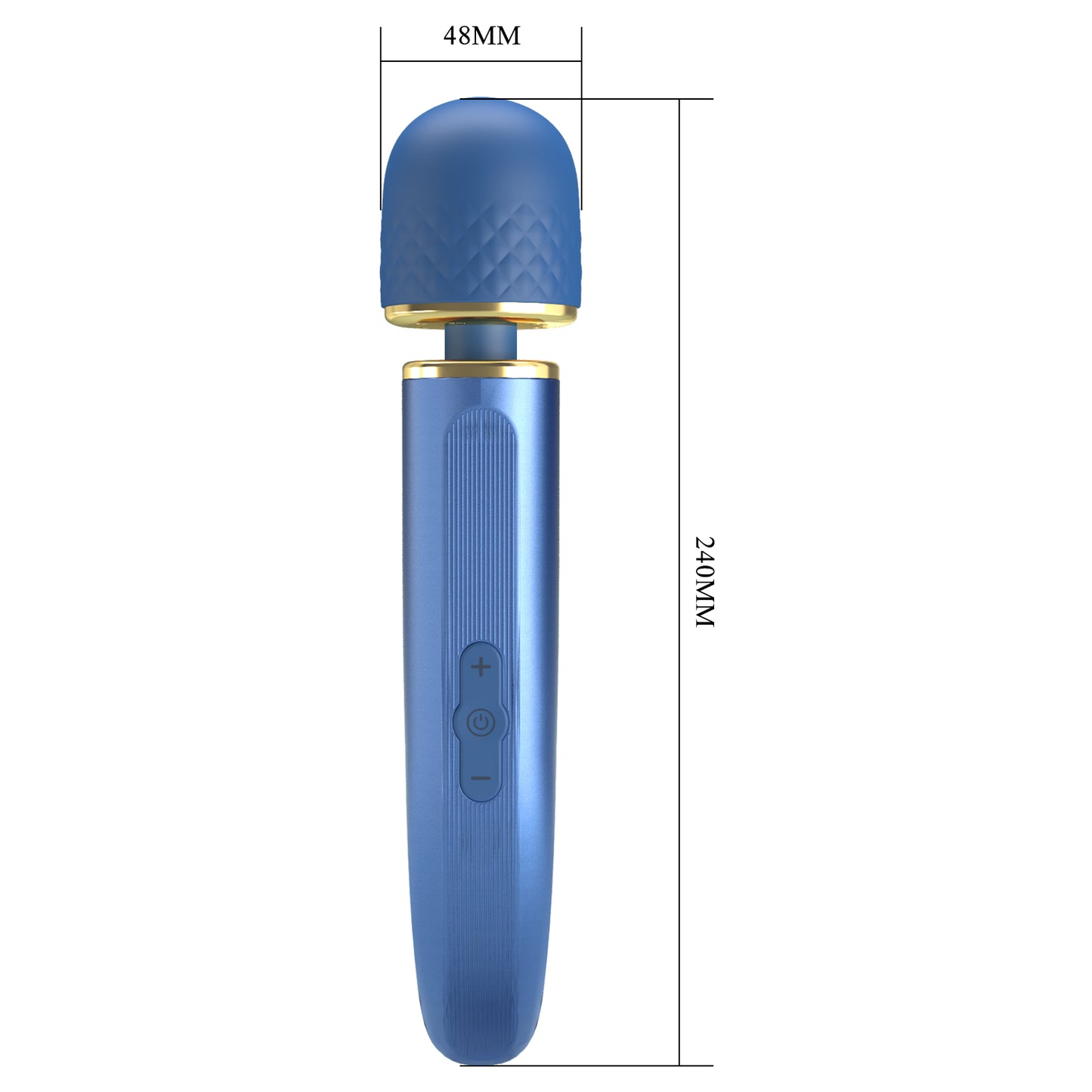 Pretty Love Charming Massager 9.4" Vibrator Massage Wand Blue