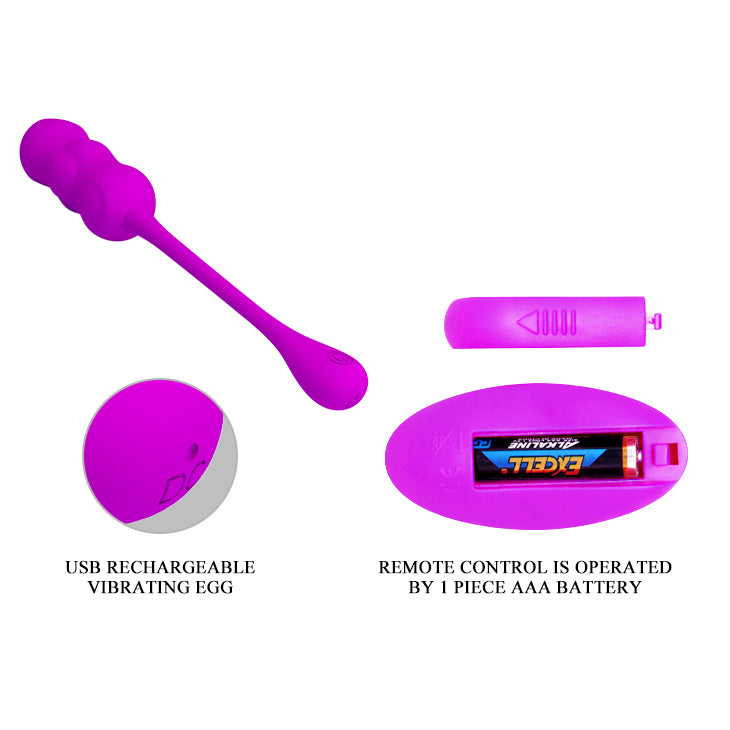 Pretty Love Leshy Vibrating Remote Control Egg