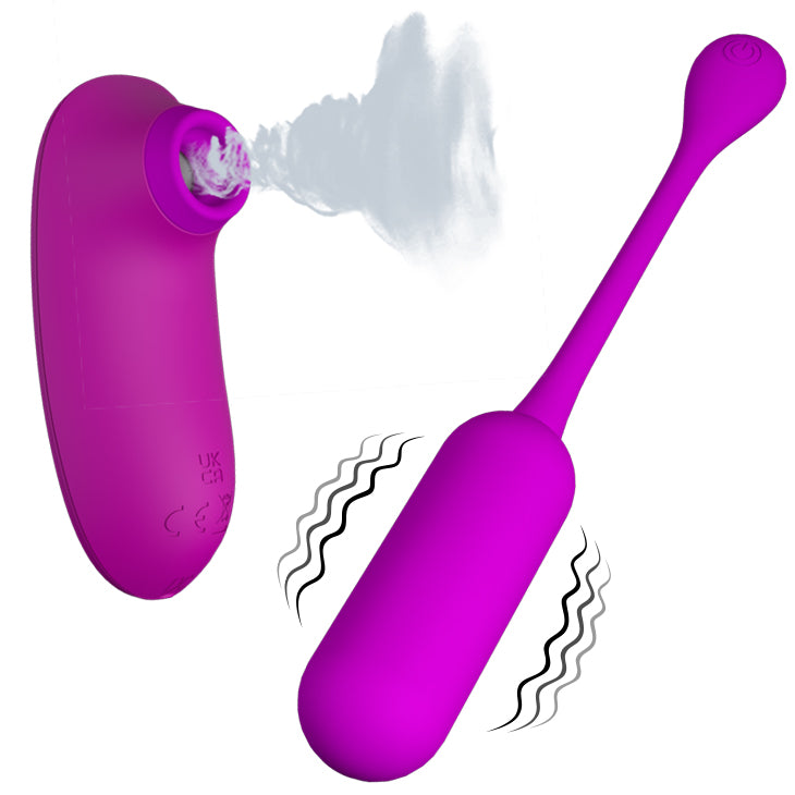 Pretty Love Curupira Vibrating Wireless Control Sucking Egg