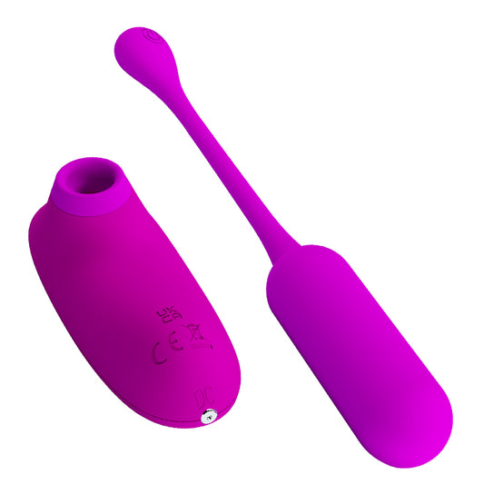 Pretty Love Curupira Vibrating Wireless Control Sucking Egg