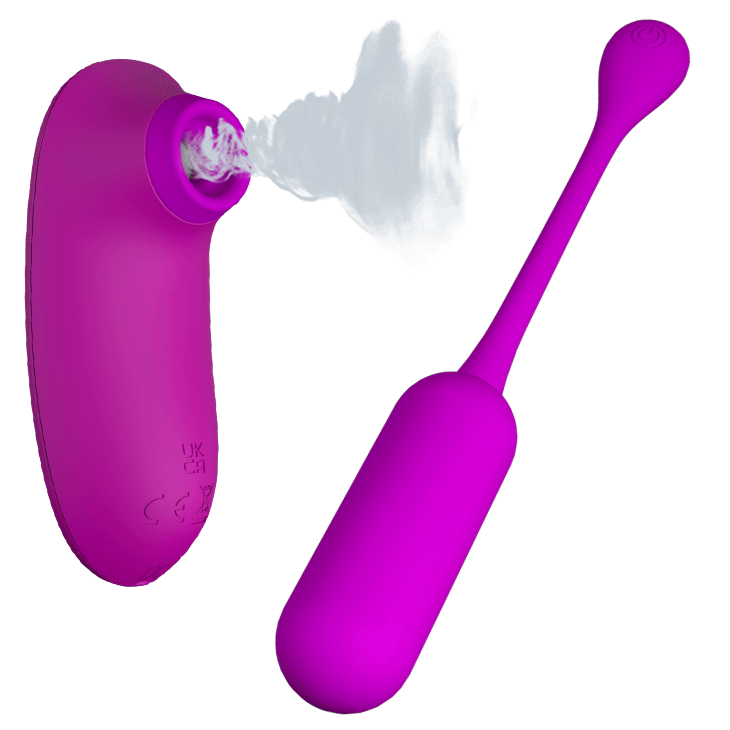 Pretty Love Curupira Vibrating Wireless Control Sucking Egg