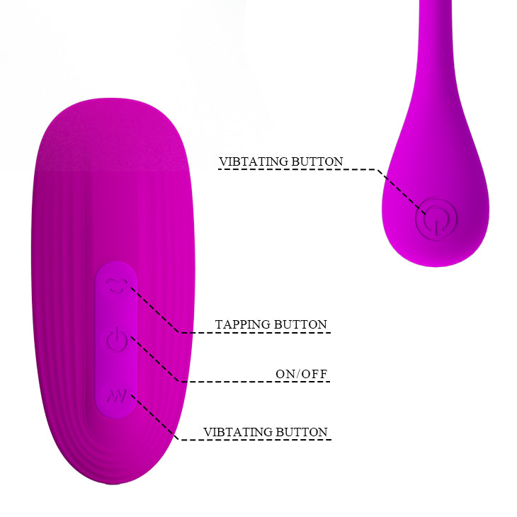 Pretty Love Curupira Vibrating Wireless Control Sucking Egg