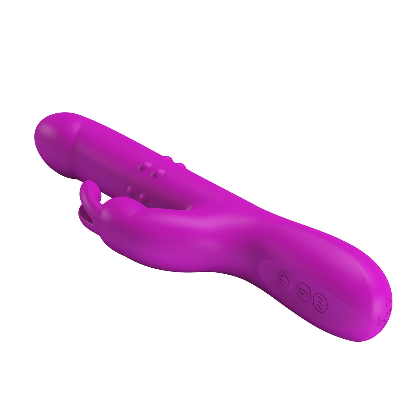 Pretty Love Reese Thrusting Rotating Rabbit Vibrator Purple