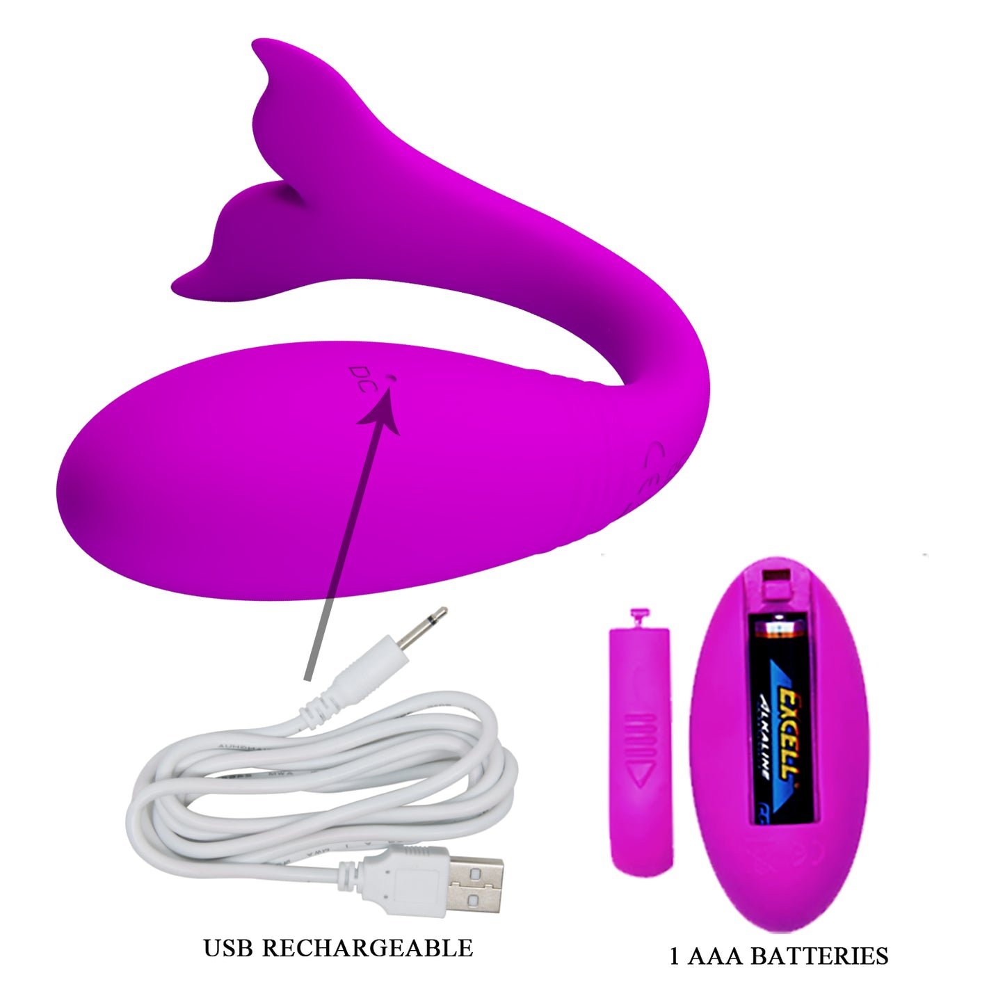 Pretty Love Jordyn Whale Panty Vibrator (Remote Control)