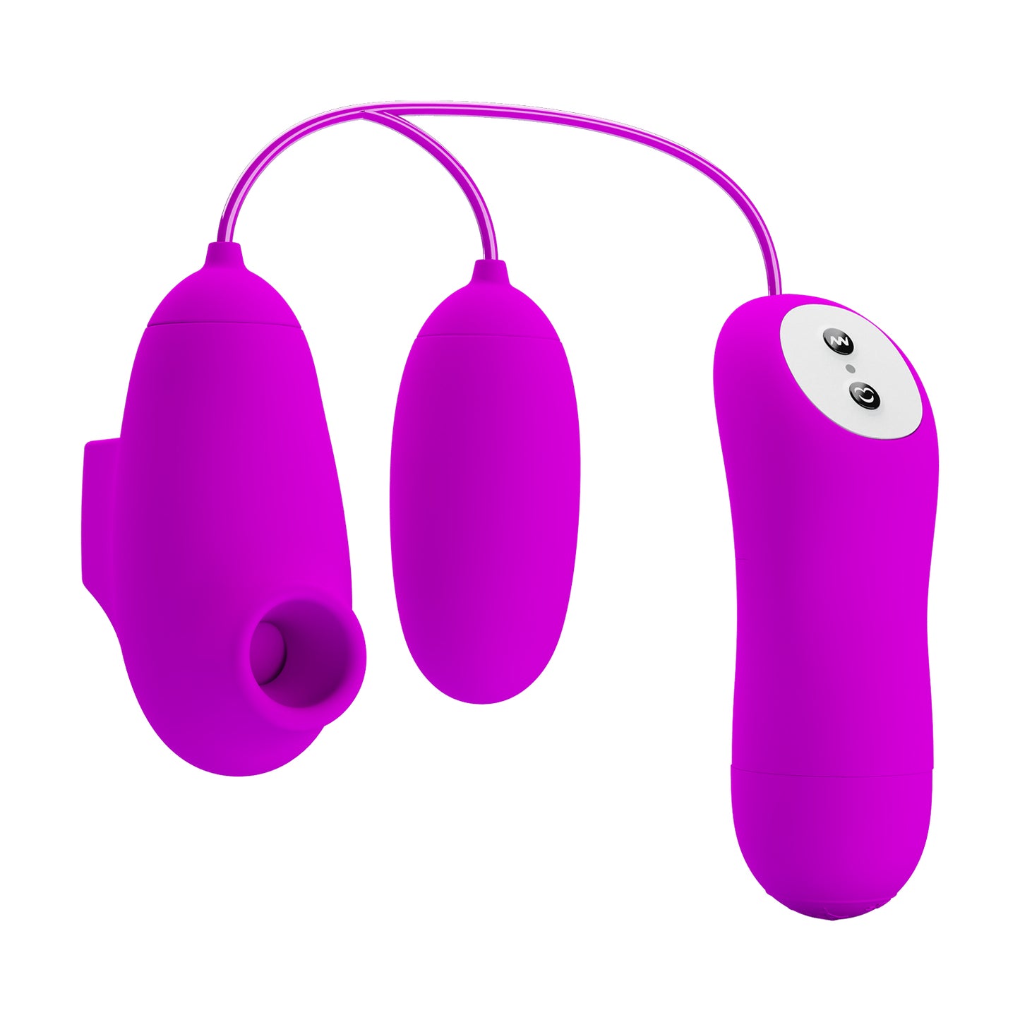 Pretty Love Clitoral Suction and Vibro Bullet Purple