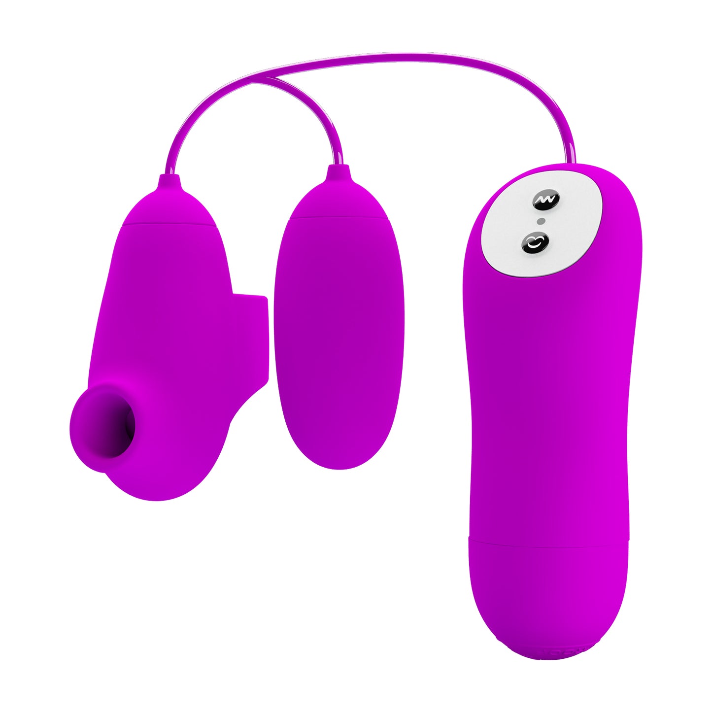 Pretty Love Clitoral Suction and Vibro Bullet Purple