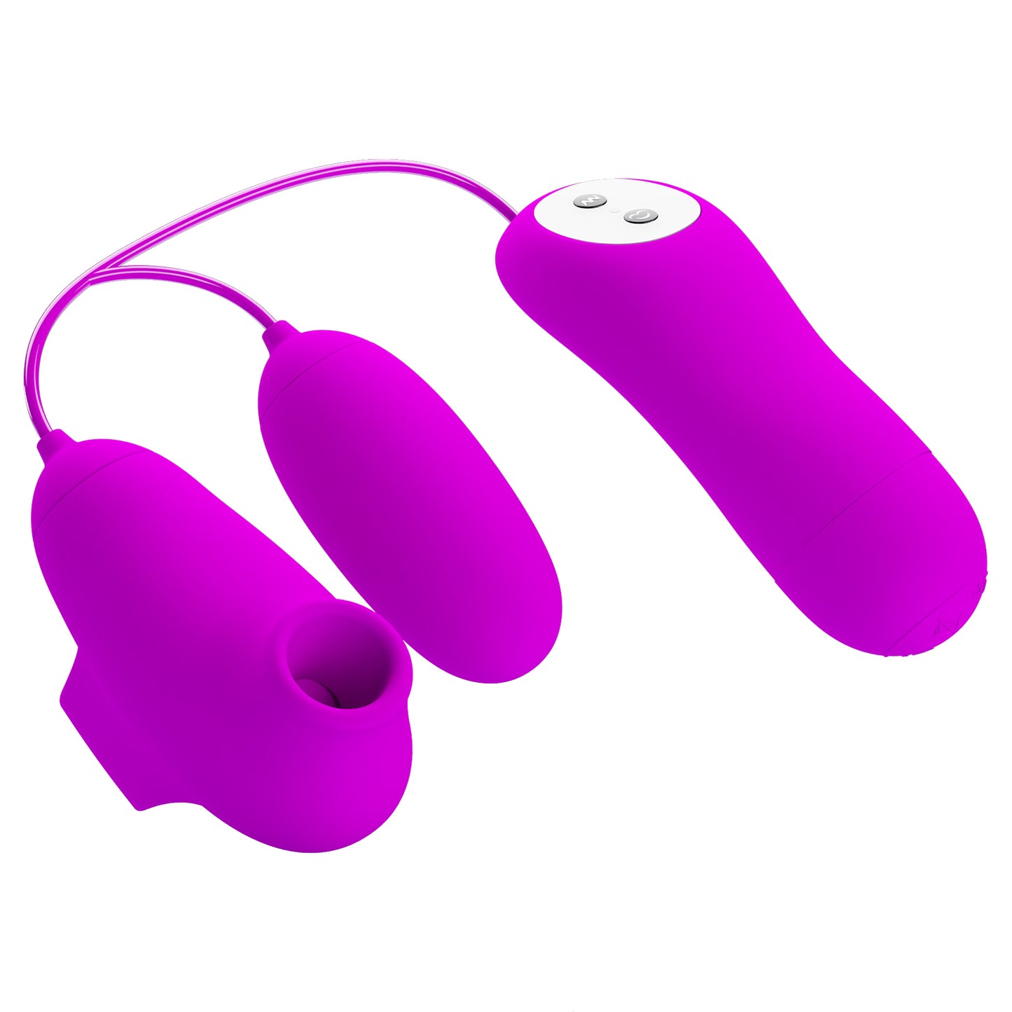 Pretty Love Clitoral Suction and Vibro Bullet Purple