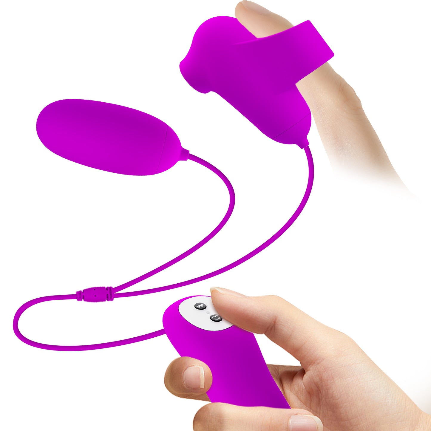 Pretty Love Clitoral Suction and Vibro Bullet Purple