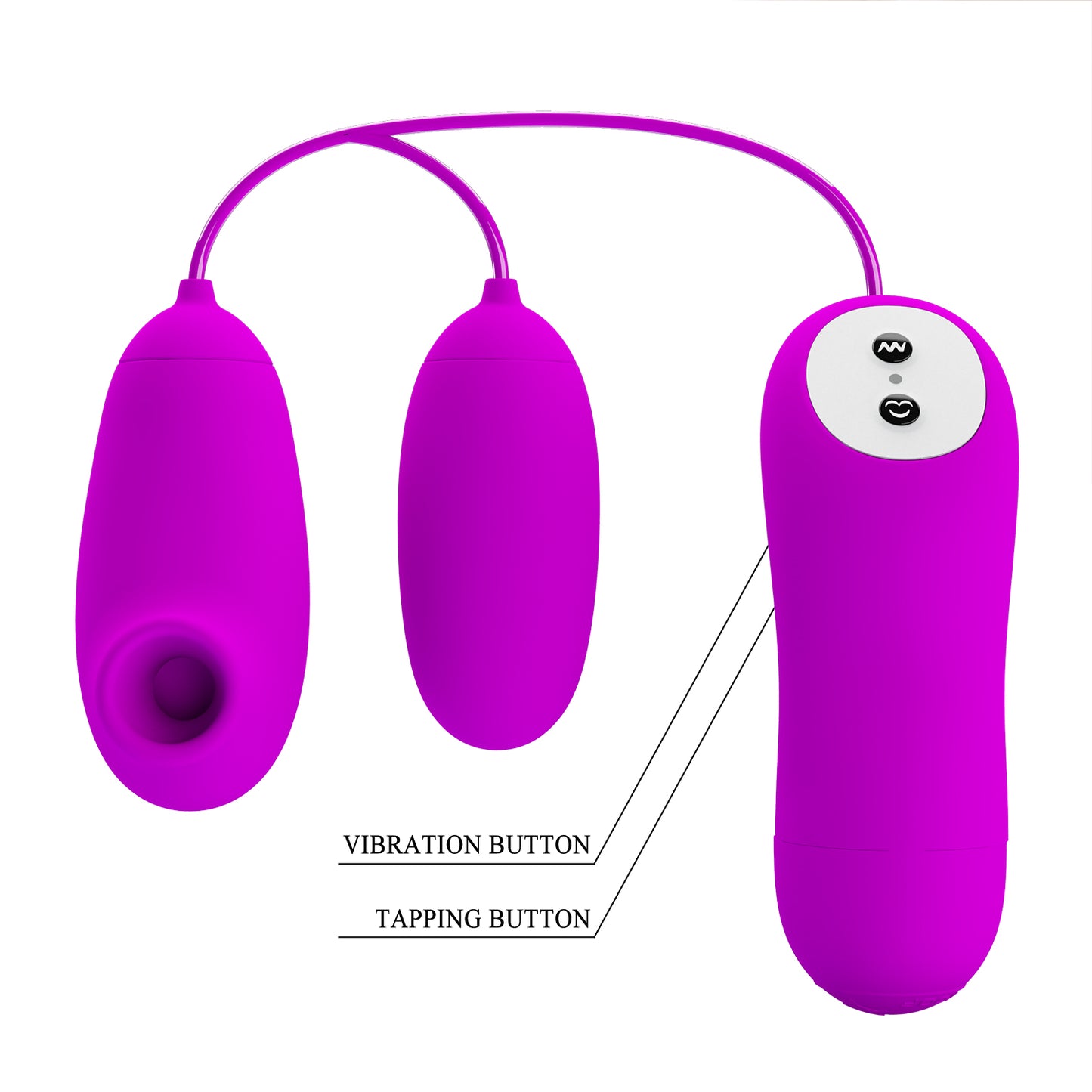 Pretty Love Clitoral Suction and Vibro Bullet Purple