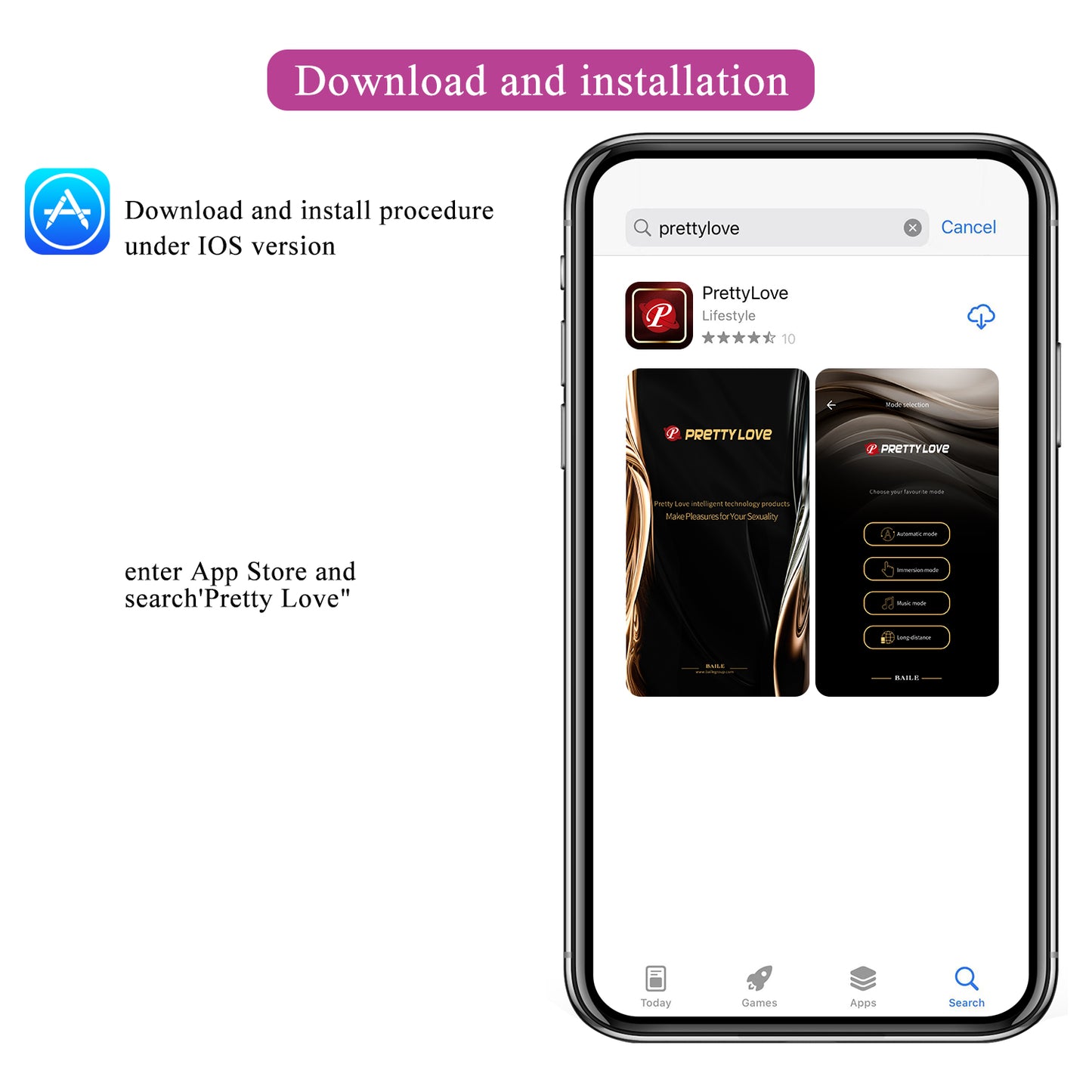 Pretty Love Baird G-Spot Vibrator Byzantium (App)